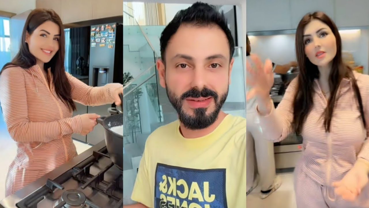 نور وعصام 🔥 الطبخة خرافية رز وشاكرية وبامية باللحمة والمرقة ياسلام