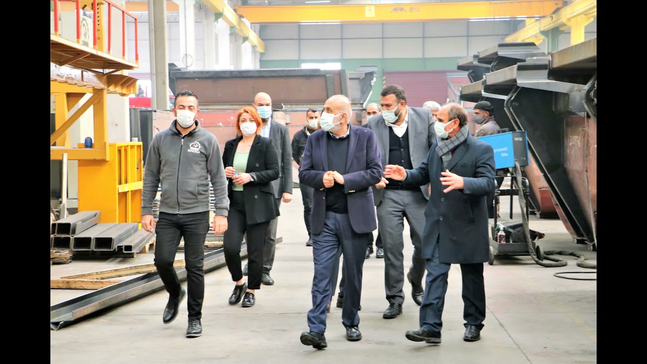 TSO Başkanı Kaya ve OSB Başkanı Fidan'dan firma ziyareti