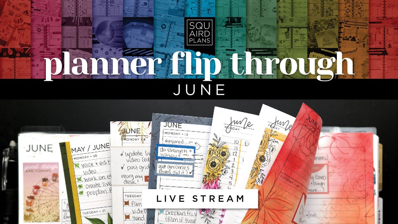LIVE! June 2022 Planner Flip Through :: After the Pen Catch-All Happy Planner Setup