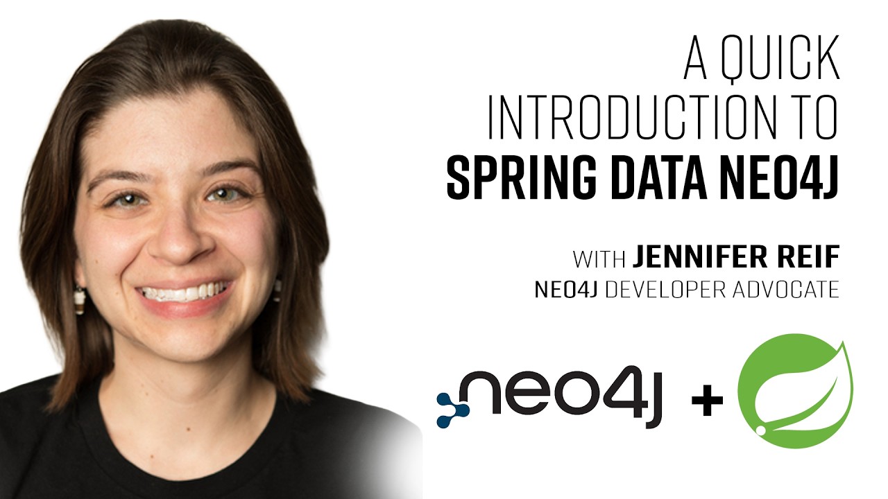 Spring Data Neo4J first steps with Neo4J's Jennifer Reif