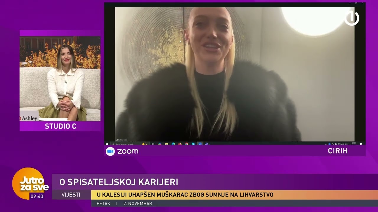 Jutro za sve: Belma Sakić, kantautorica i spisateljica