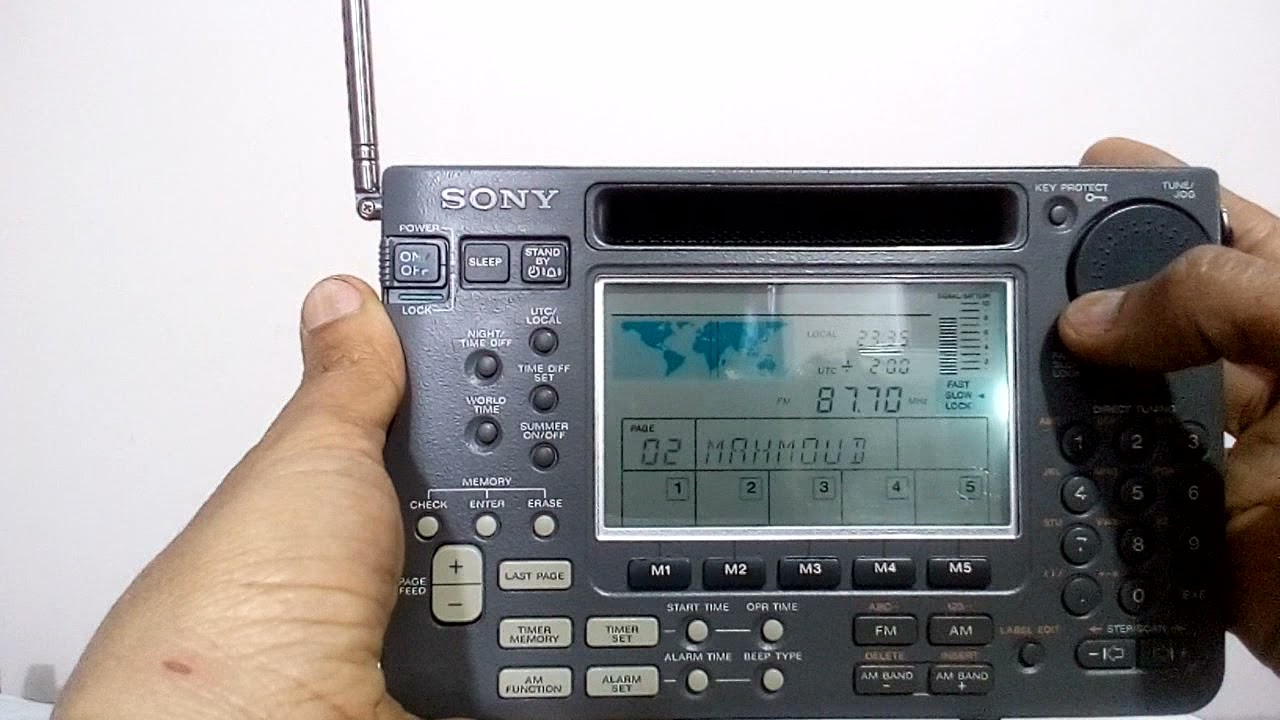 راديو سونى موديل ICF - SW55 ديجيتال متعدد الموجات  -   Radio Sony ICF - SW55 Digital Multi Band