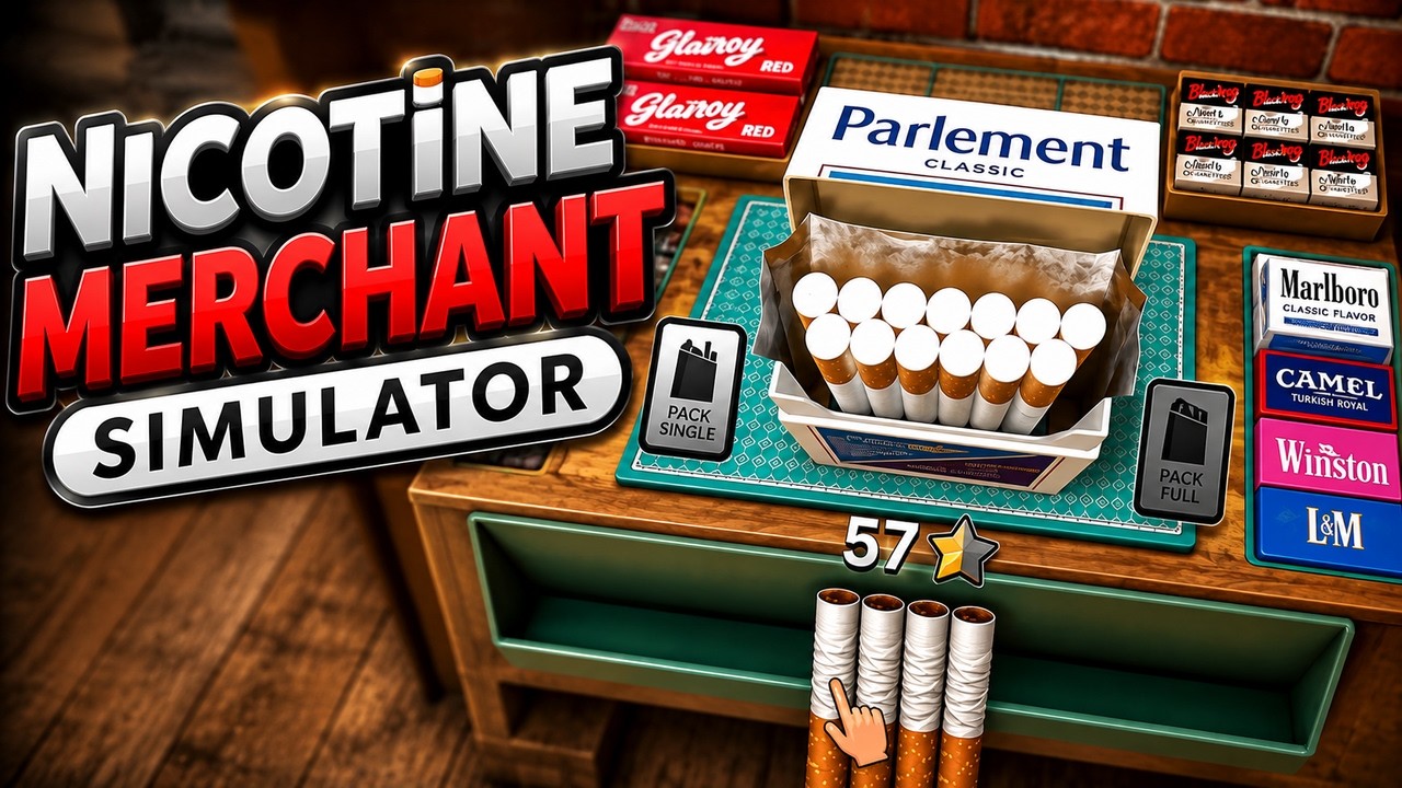 Nicotine Merchant Simulator &mdash; Крафтим сигареты из дешевого табака для клиентов #1