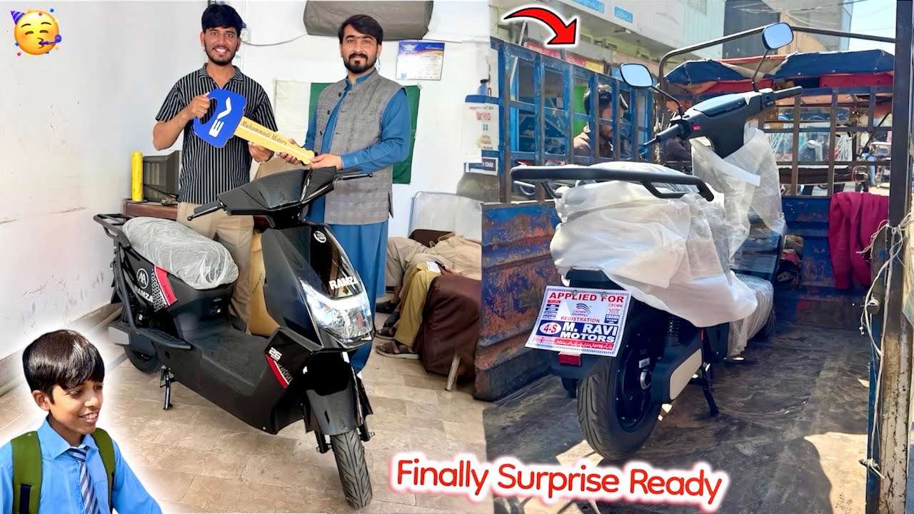 Finally Arslan Ky Leay Electric Scooter🛵 Ly Liya 🥳  Big Surprise For Arslan 