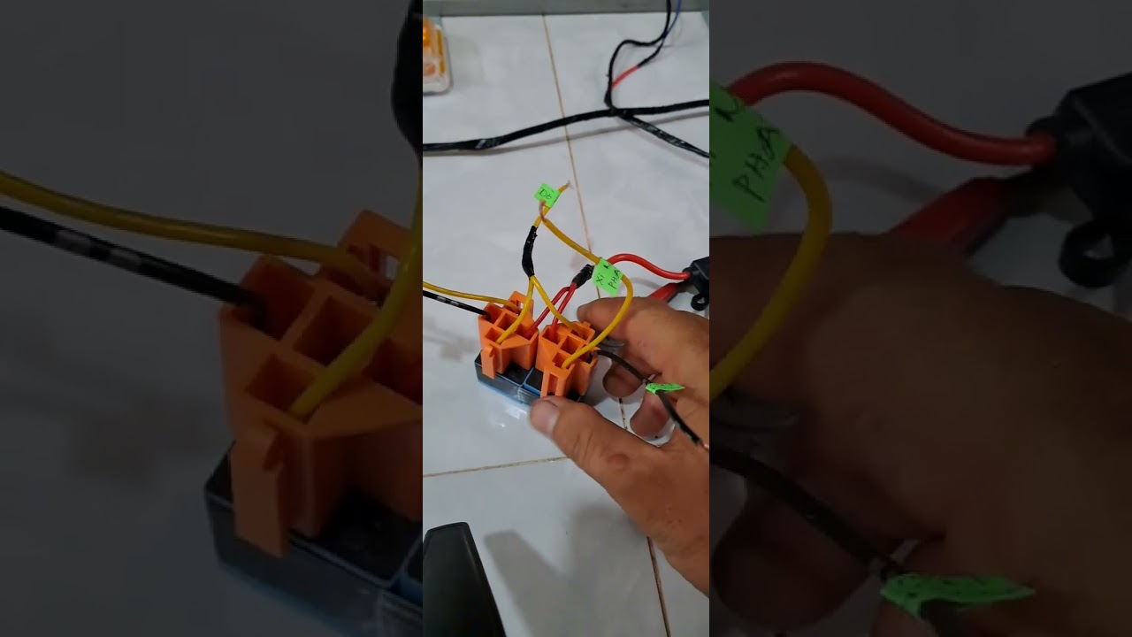 Hướng dẫn ae cách đấu dây cho combo chớp sole...0378262515