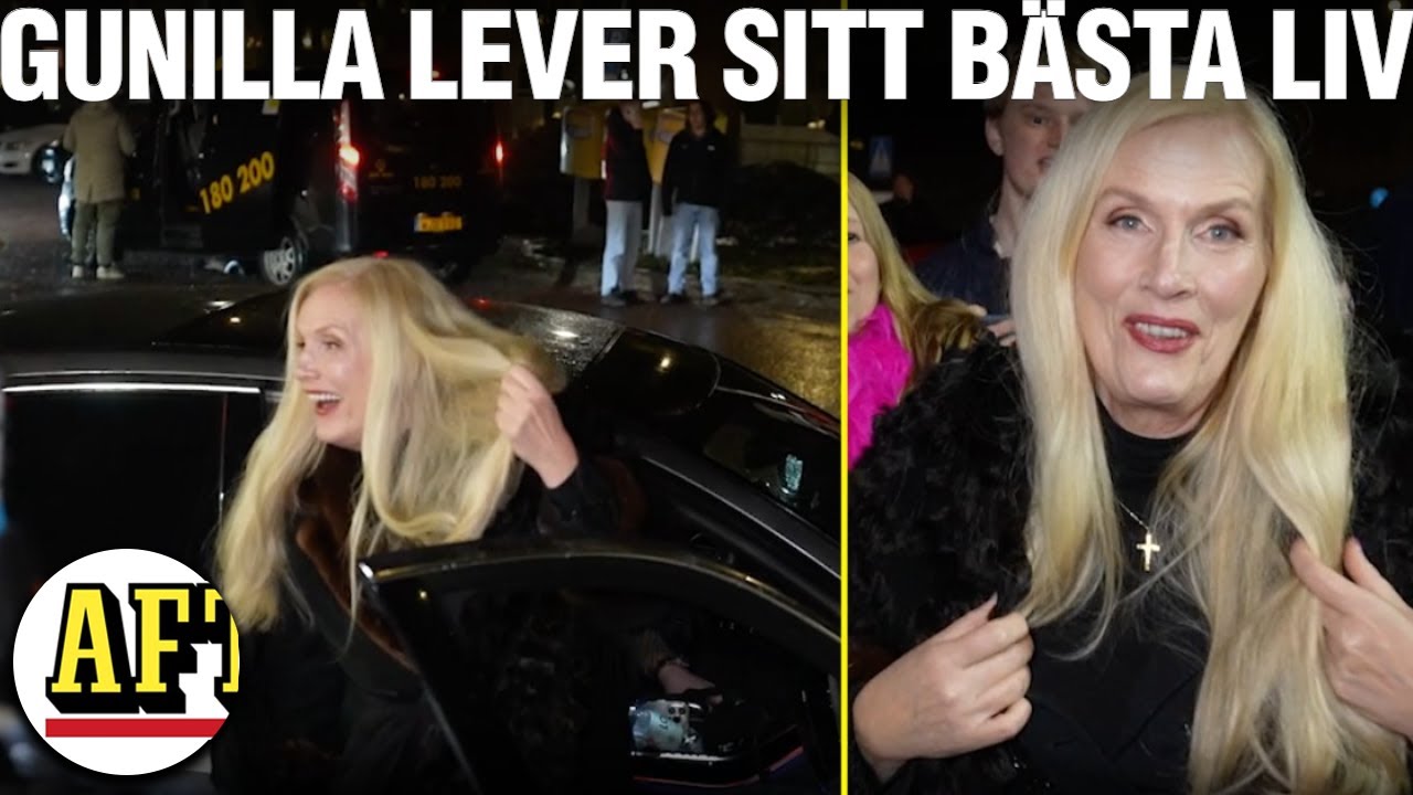 Här strögar Gunilla Persson i Karlstad: 