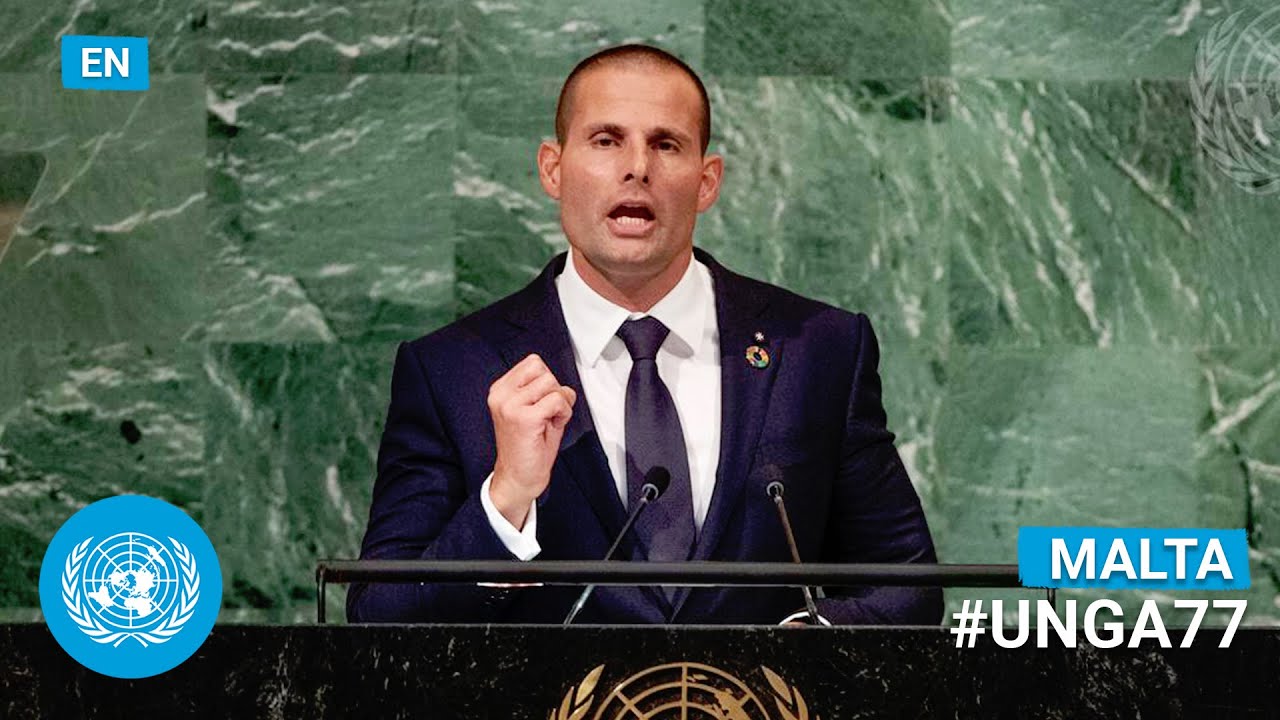 🇲🇹 Malta - Prime Minister Addresses United Nations General Debate, 77th Session (English) | #UNGA