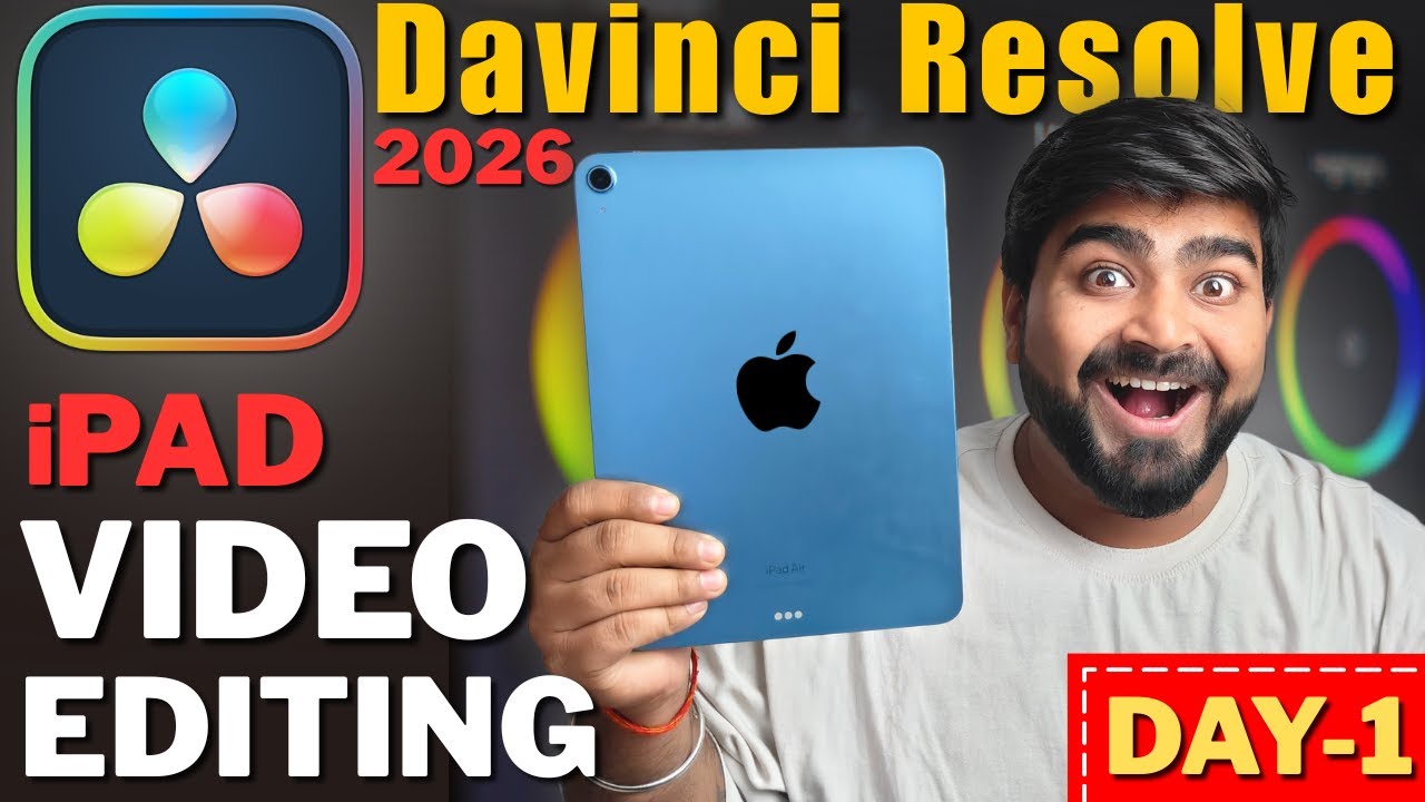 DAVINCI RESOLVE on iPad for Beginners | Day 1