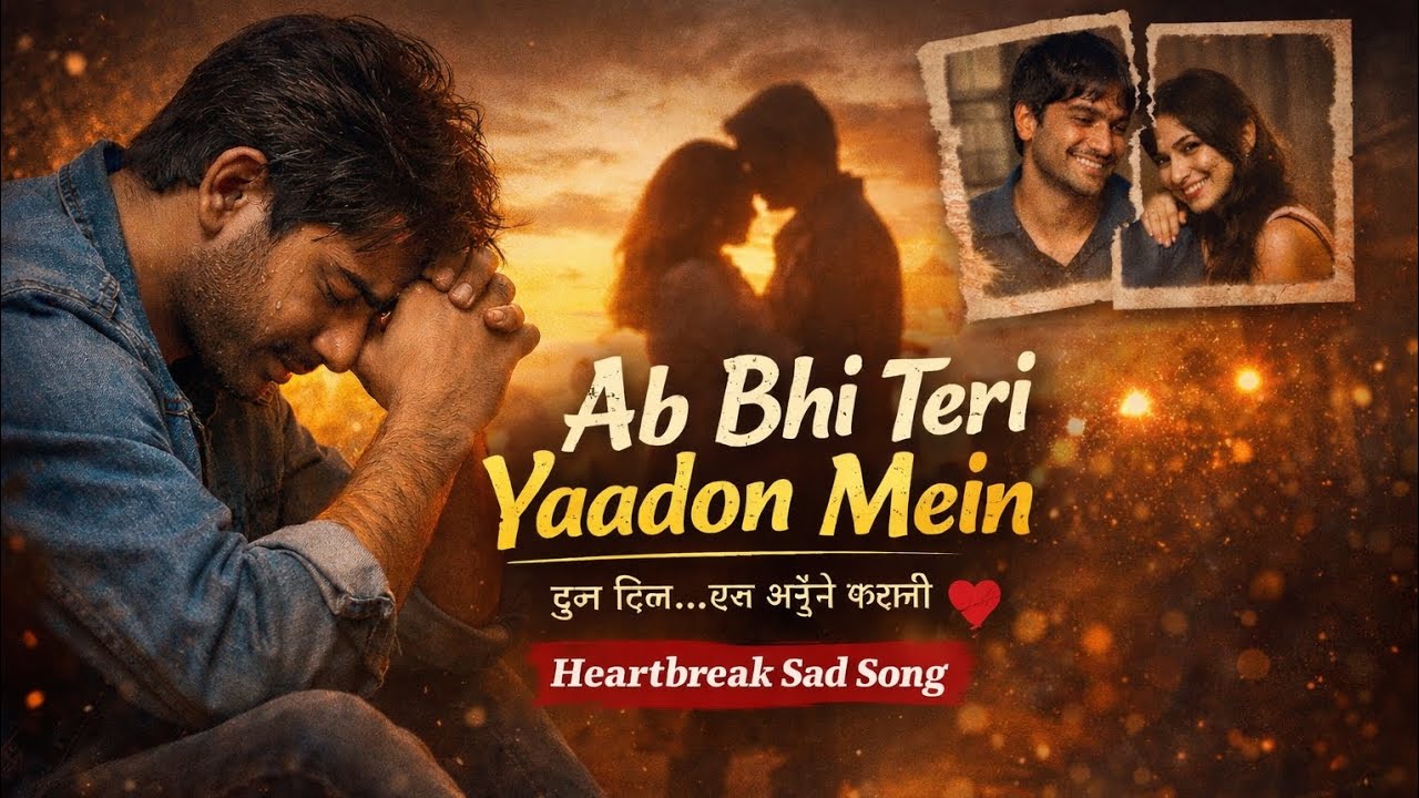 Ab Bhi Teri Yaadon Mein 💔 | Heartbreak Sad Song 2026 | Emotional Dhol Beat Love Story.
