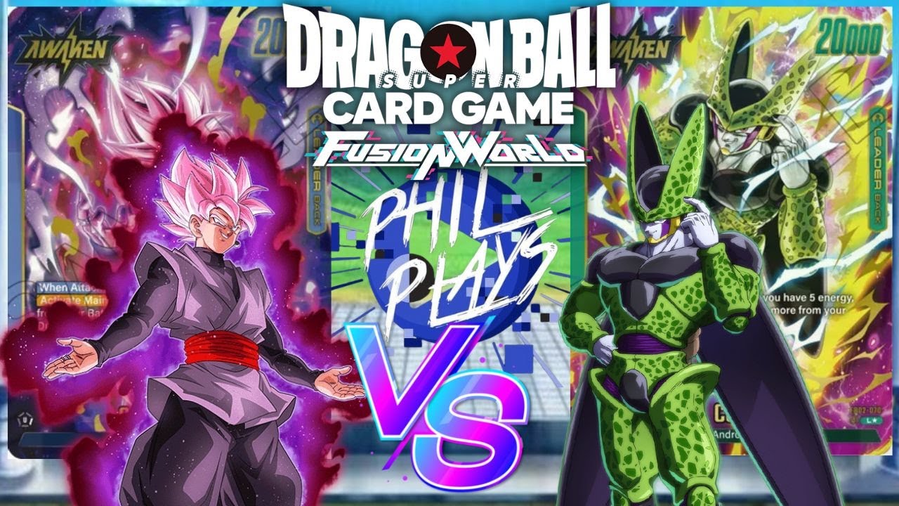 Goku Black VS Cell! Dragonball Super Fusion World Gameplay!