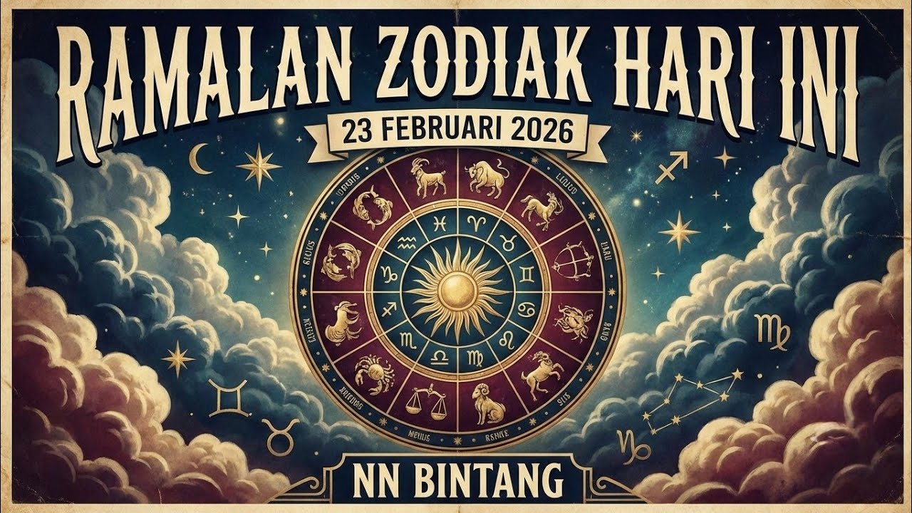 RAMALAN ZODIAK HARI INI 23 FEBRUARI 2026