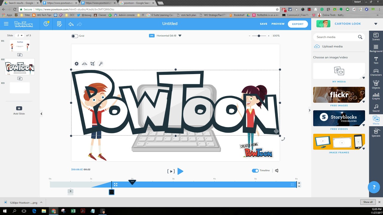 PowToon 04  Add and Animate Objects and Media