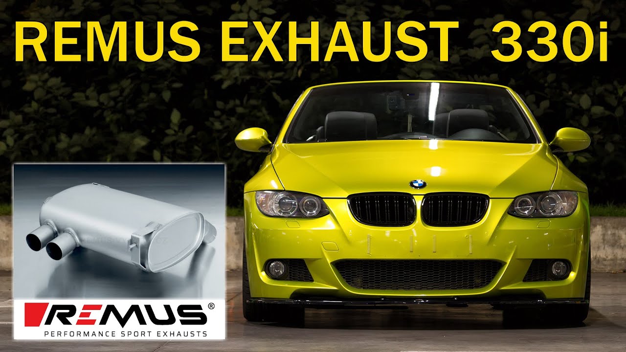 Remus exhaust for BMW 330i