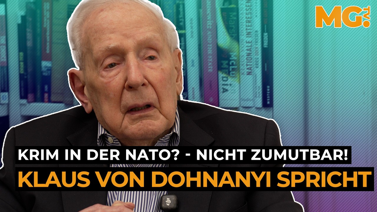 Klaus von Dohnanyi: Selenskyj tr&auml;gt eine Mitschuld am UKRAINE-Krieg