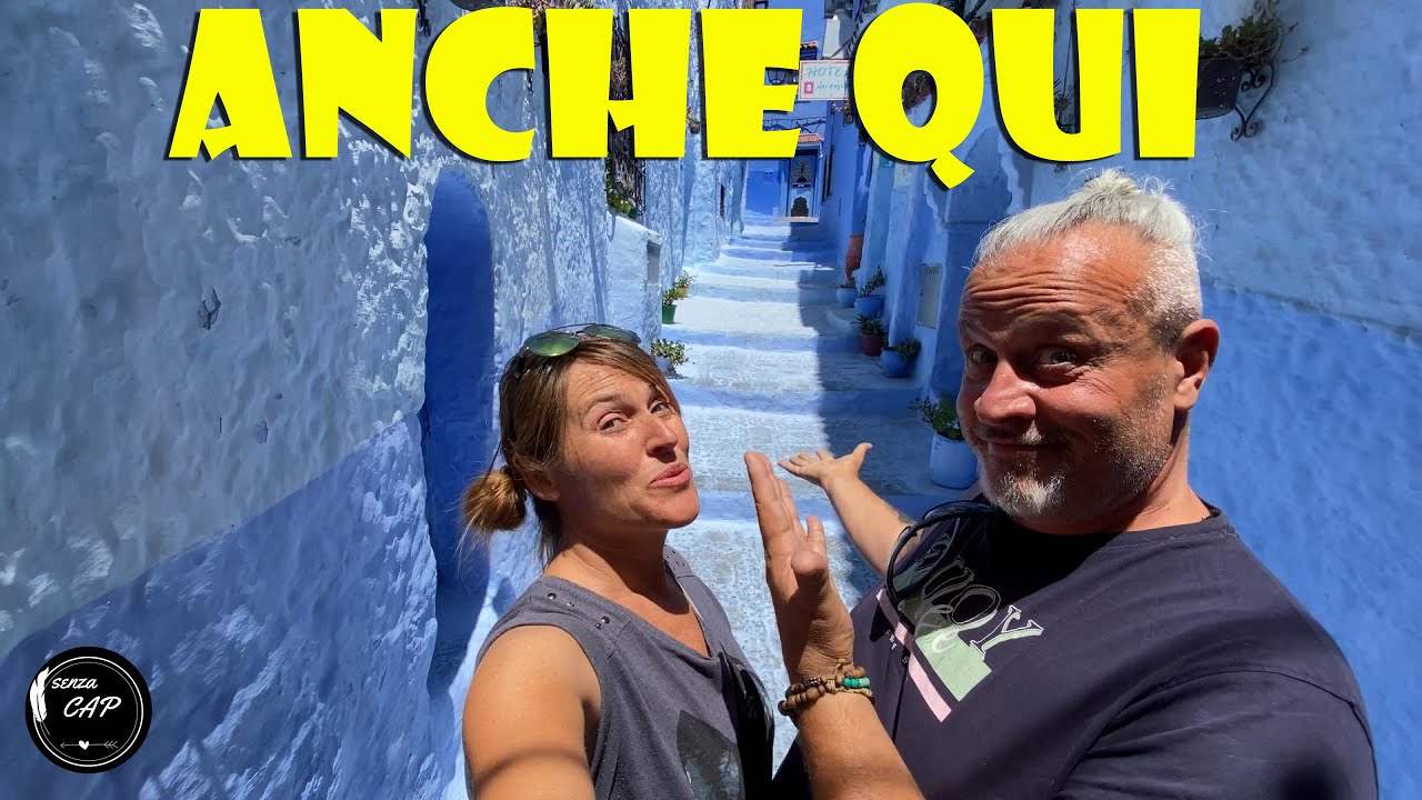 Qui ci si perde!  Yassine ci guida a Chefchaouen