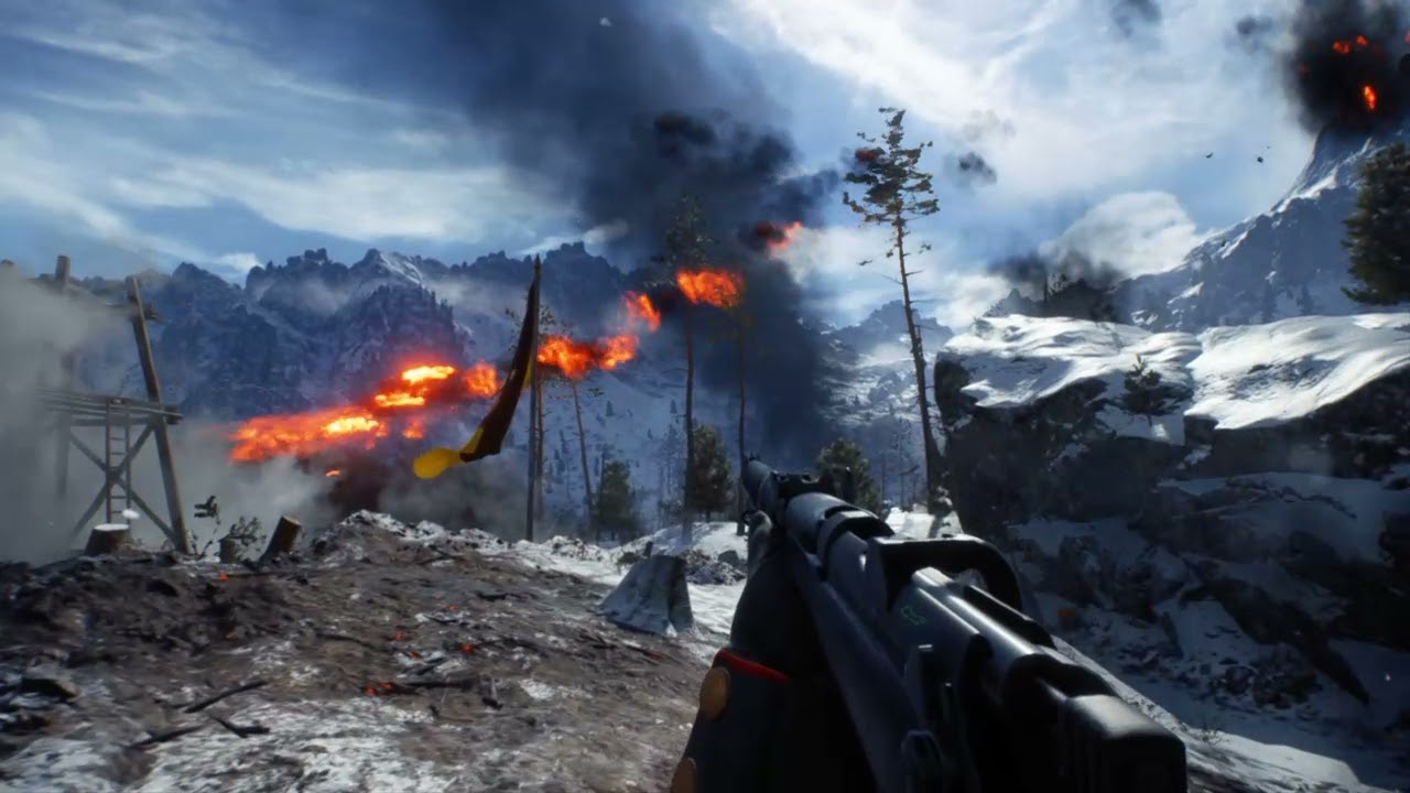 Battlefield&trade; 1 Łupk&oacute;w Pass (No Hud) Immersive Rush Gameplay