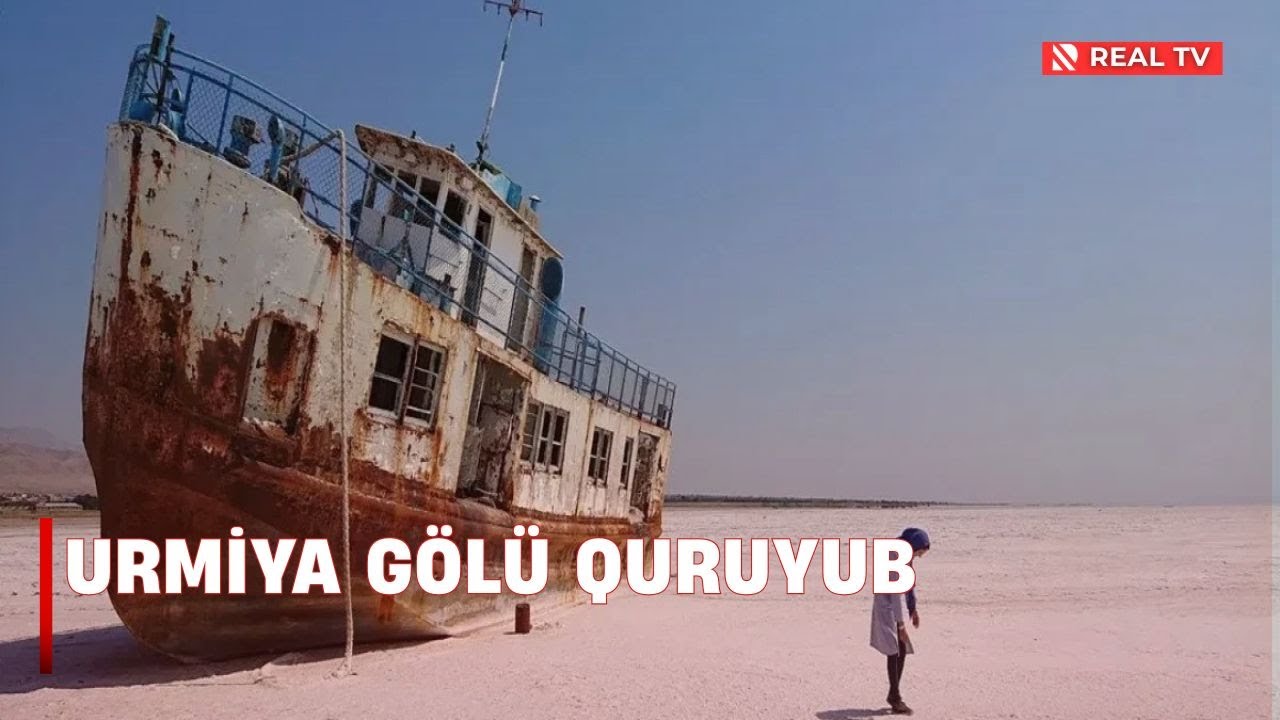 Urmiya g&ouml;l&uuml; quruyub - Peyk g&ouml;r&uuml;nt&uuml;lərinə əsasən, g&ouml;l&uuml;n yerində geniş duz &ccedil;&ouml;l&uuml; yaranıb