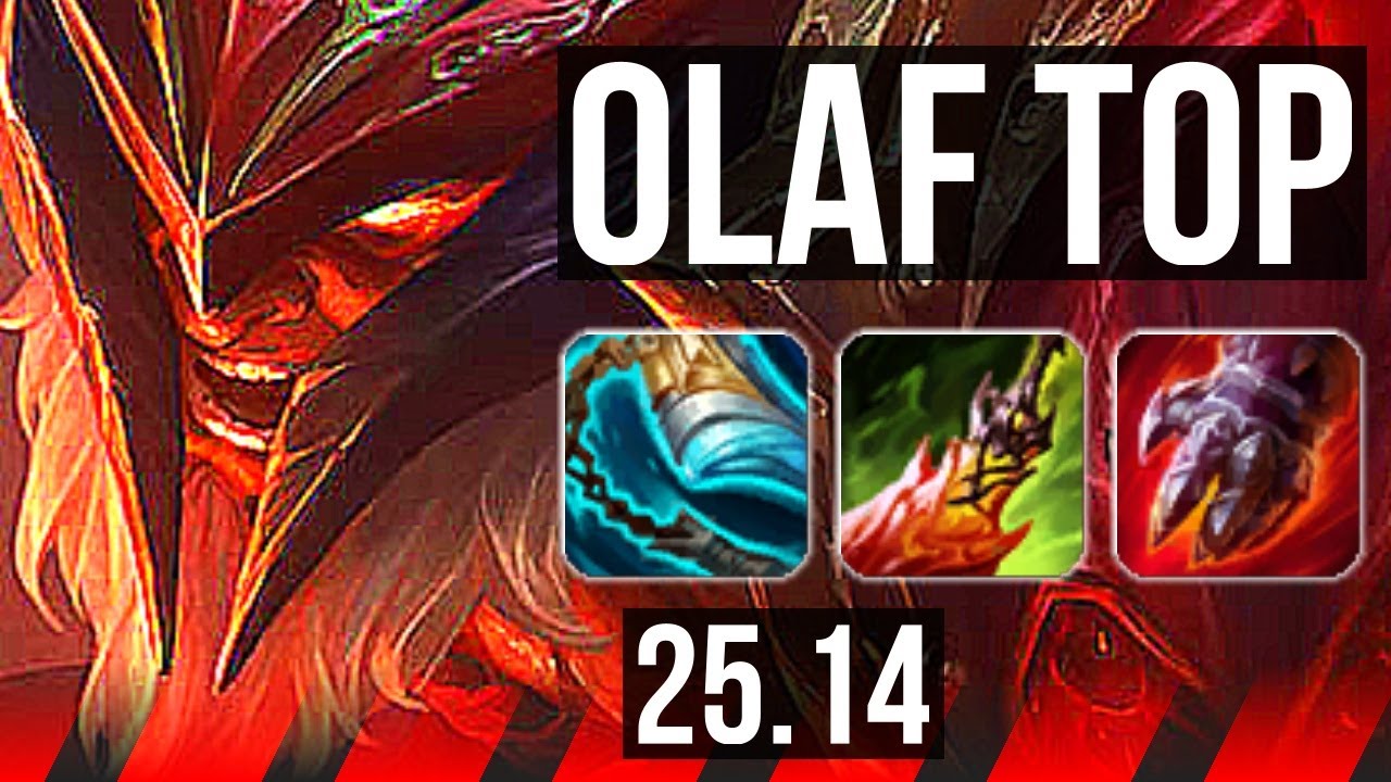 OLAF vs AMBESSA (TOP) | 14/1/7, Legendary | EUW Challenger | 25.14