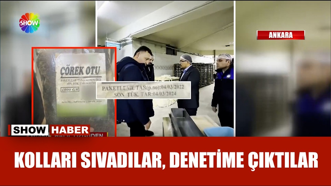 Tarihi geçmiş ürünler tespit edildi!