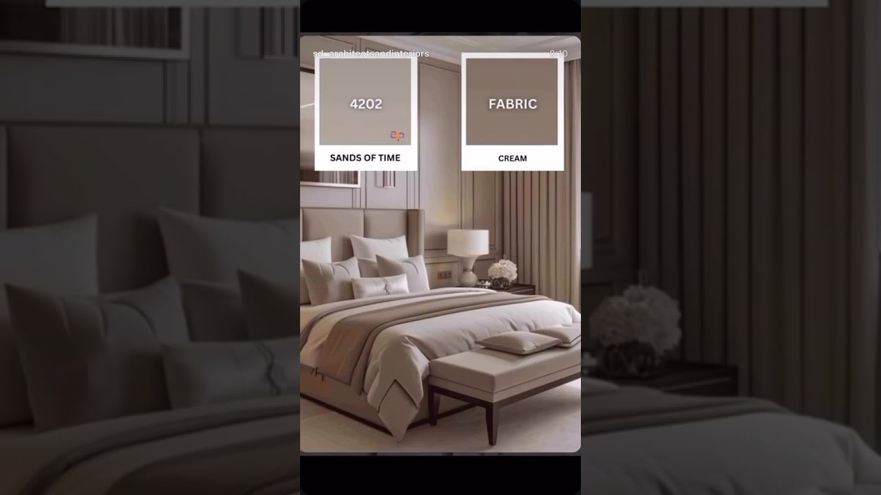 BEST NEUTRAL COLORS FOR BEDROOM #interiordesign  #theoryofarchitecture