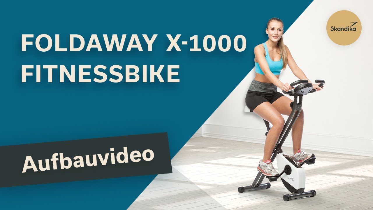 Skandika Foldaway X-1000 Fitnessbike | Aufbau Video | Schritt für Schritt Anleitung