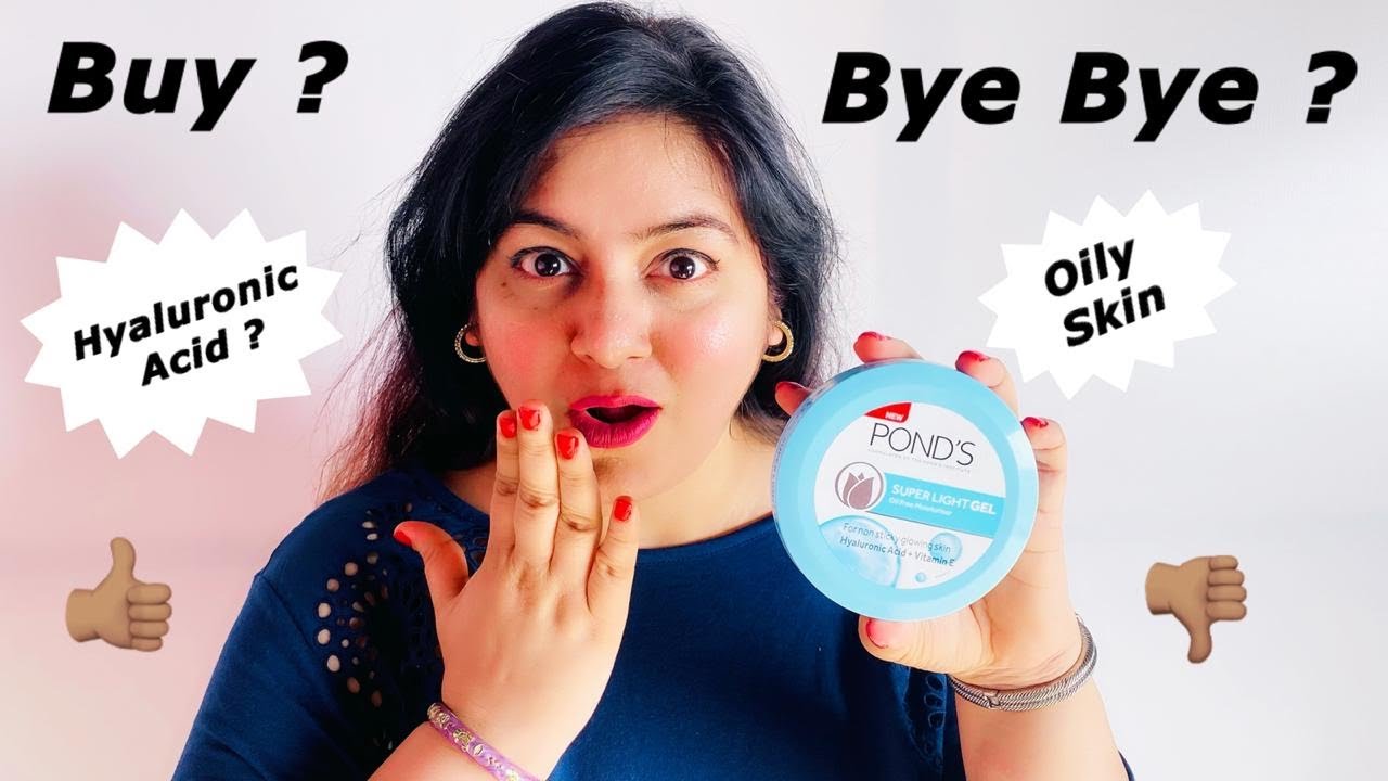Shocked after using the Pond’s Super Light Gel 😱 | Hyaluronic acid based skincare