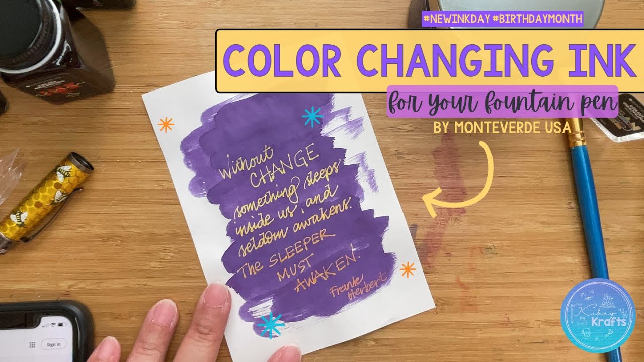 Monteverde USA Color Changing Ink Collection | Private Reserve Zero | #birthdaymonth