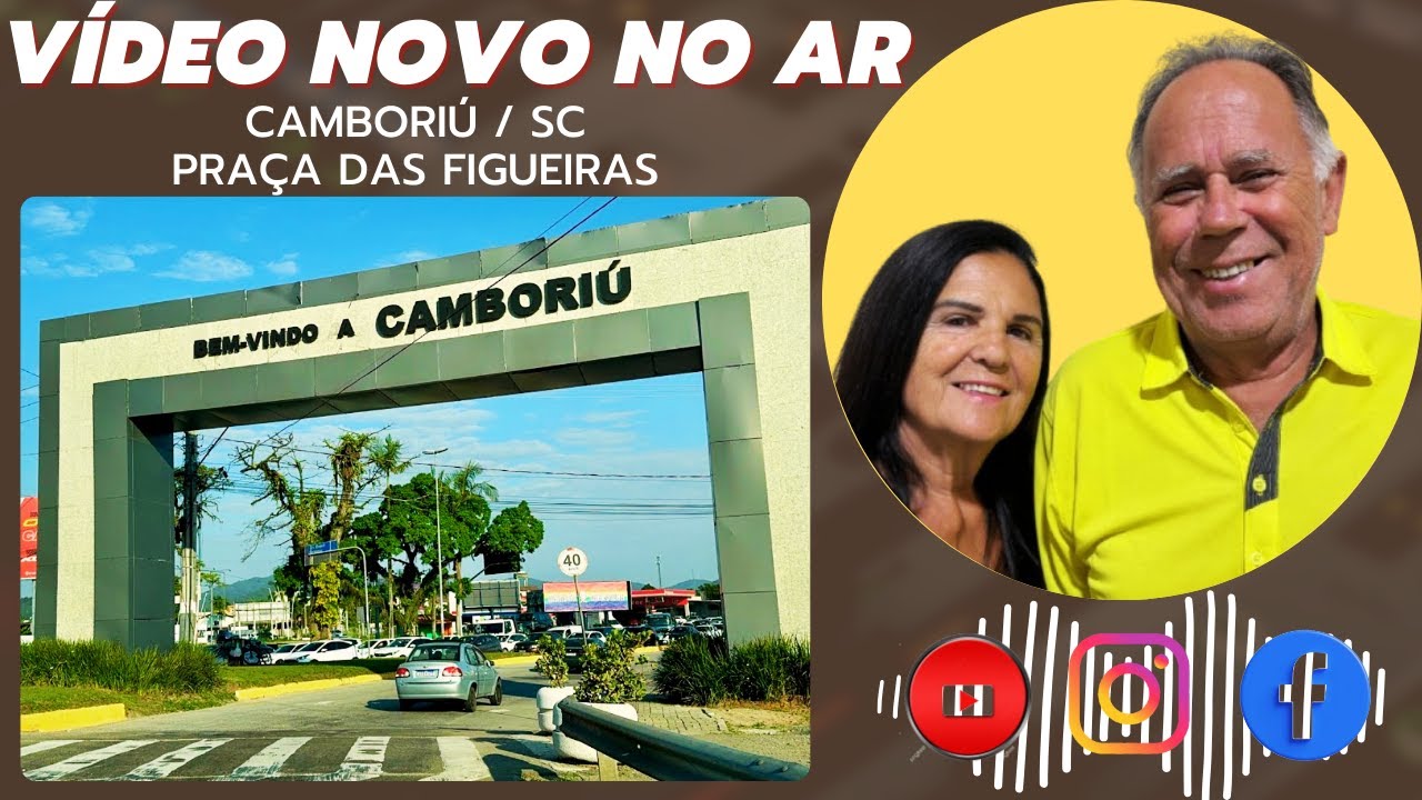 Camboriú / SC - Fui até a Praça das Figueiras