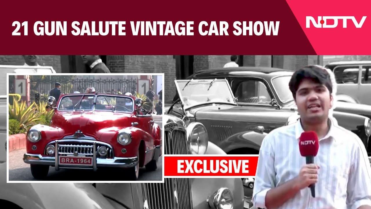 Delhi News | Vintage Cars In India | 150 Vintage Cars, Vintage Motorbikes On Display In Delhi