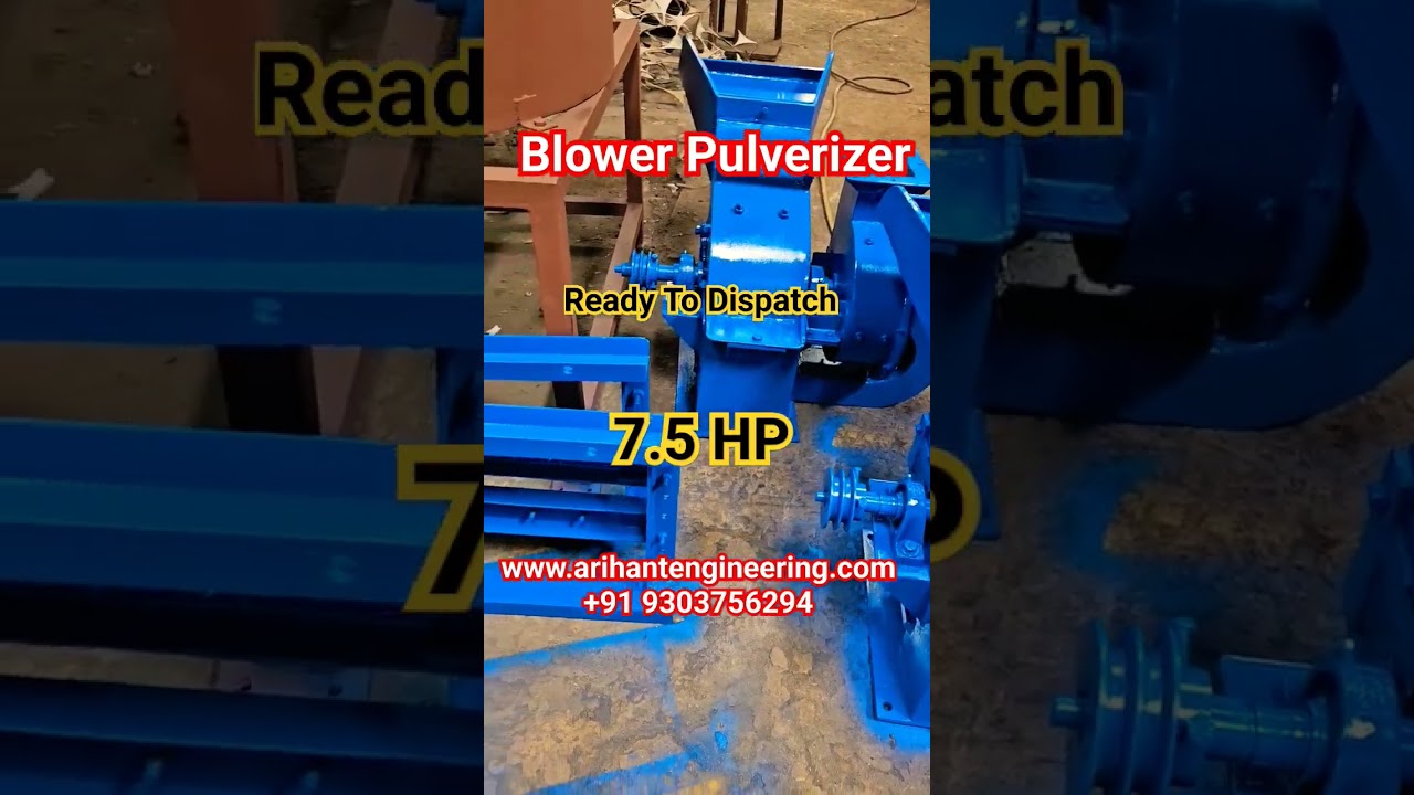 Blower Pulverizer, 7.5 hp Pulverizer, Masala Grinder, Multiple Purpose Pulverizer,Swastik Pulverizer