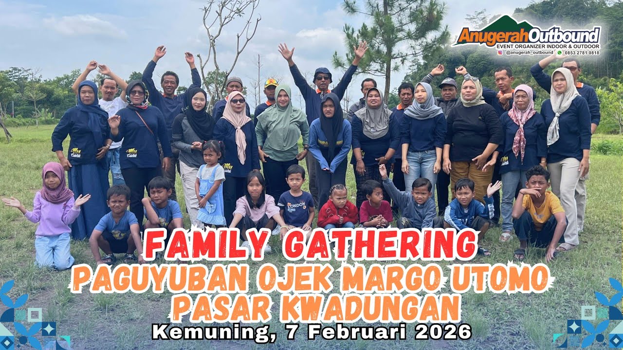 OUTBOUND & TUBBING Paguyuban Ojek Margo Utomo Pasar Kwadungan bersama Anugerah Outbound