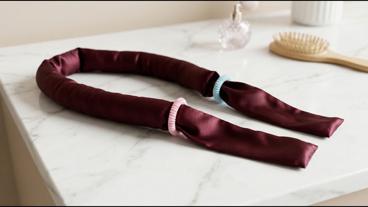 SATIN HAIR CURLER - HOW TO MAKE, STEP BY STEP