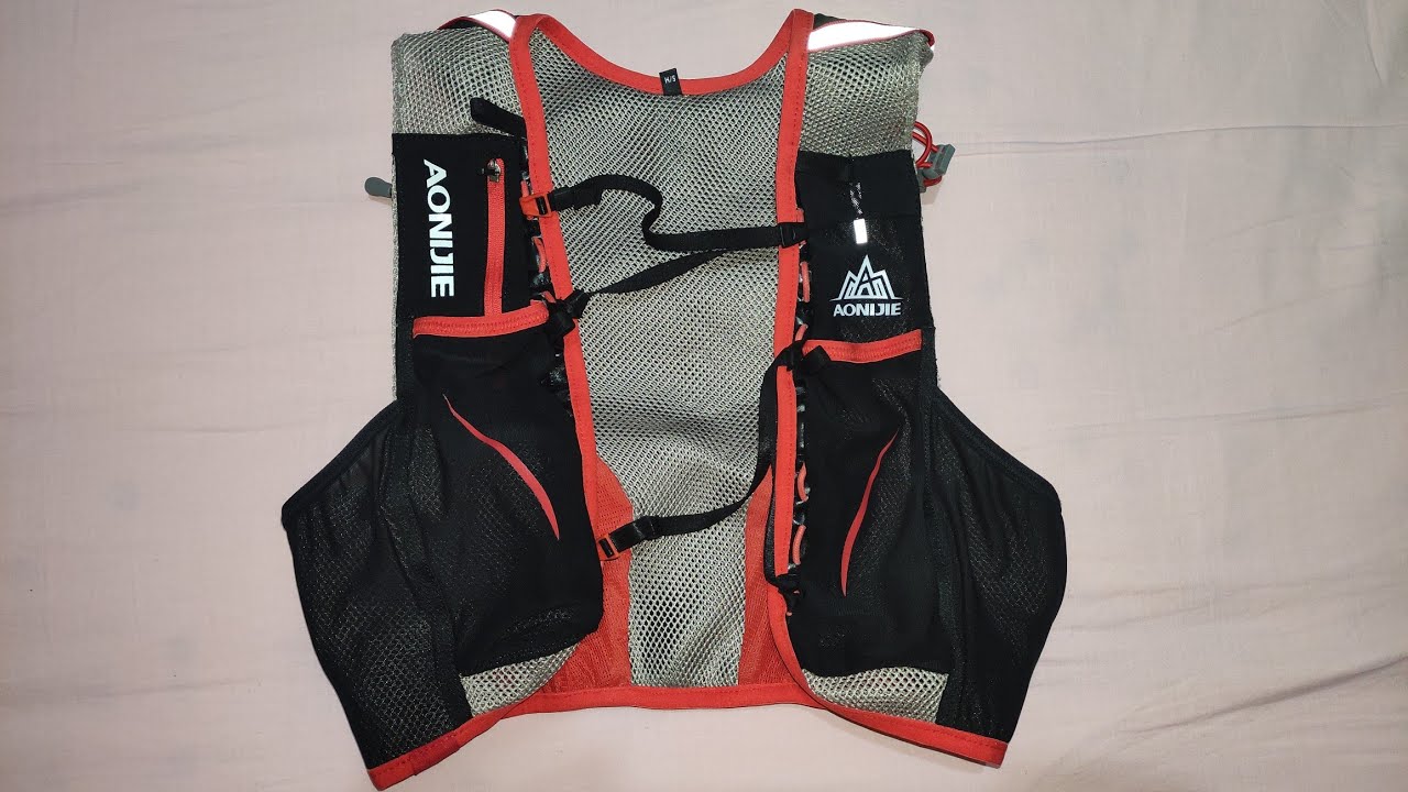 AONIJIE mochila-chaleco de hidratación C928 de 5L: Unboxing