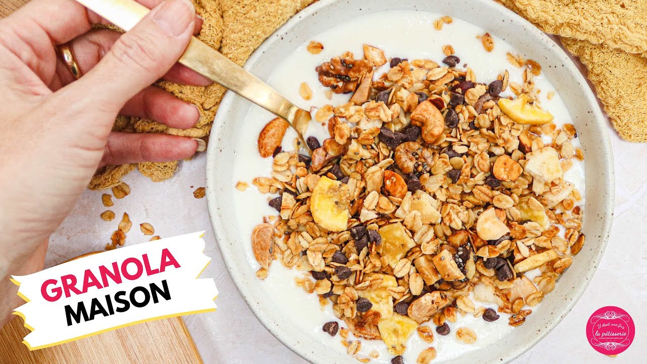 Le granola maison healthy aux fruits secs ! Une recette facile pour le petit-d&eacute;jeuner