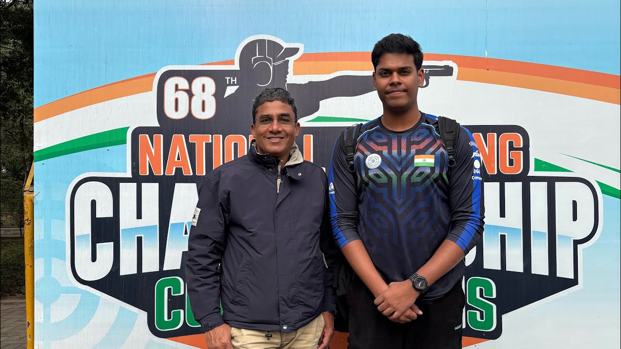 ￼ 🎯 Rapid Fire Pistol – Final🏆 During 68th National Shooting Championship🇮🇳 New Delhi 