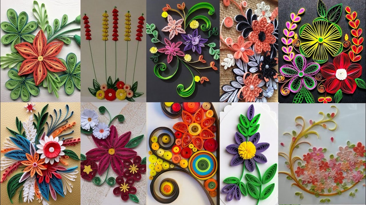 Magnificently handcrafted Quilling flower Decoration for home ideas | Paper art for cards & Gifts