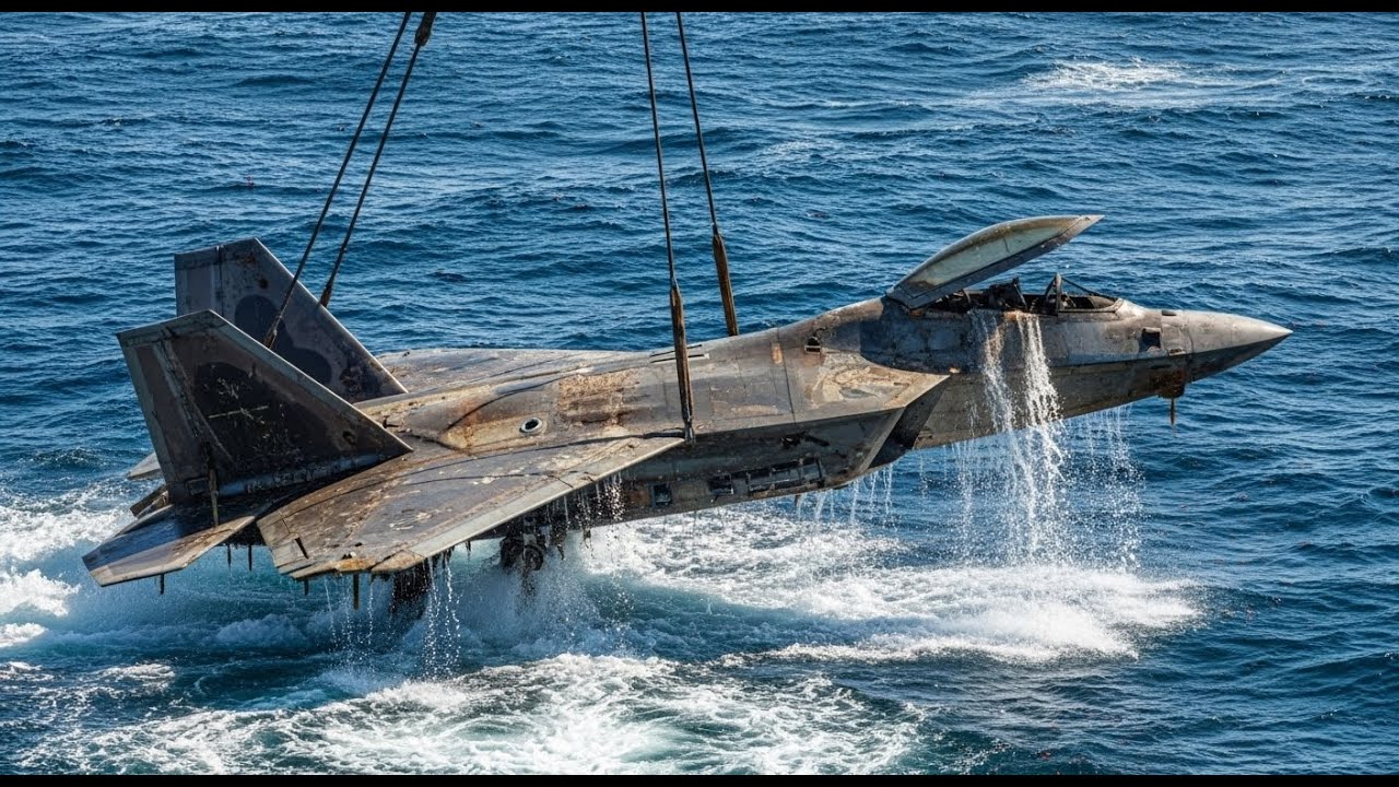 F-22 Raptor Restoration: Salvaging a Legendary Stealth Fighter Shot Down in the Ocean ✈️🌊🛠️