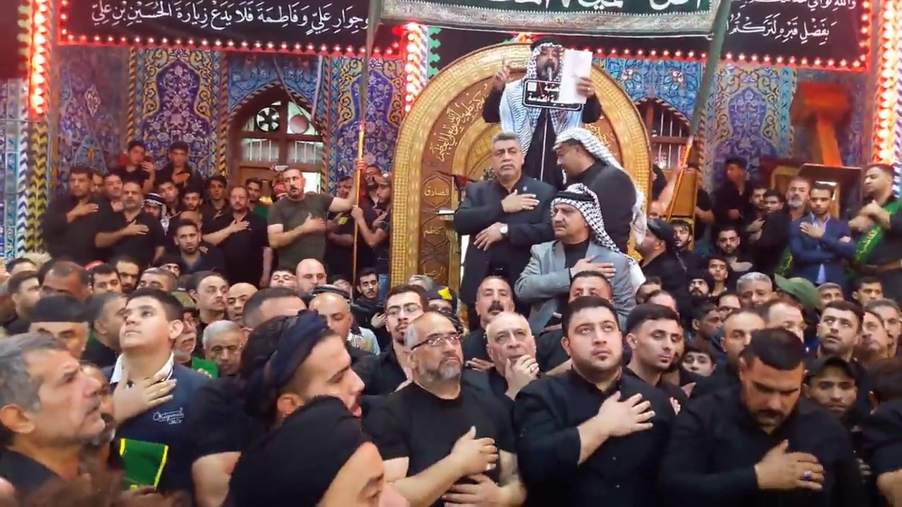 مواكب الكاظميه المقدسه في كربلاء الفداء يوم الاربعين 2017 نسئلكم الدعاء