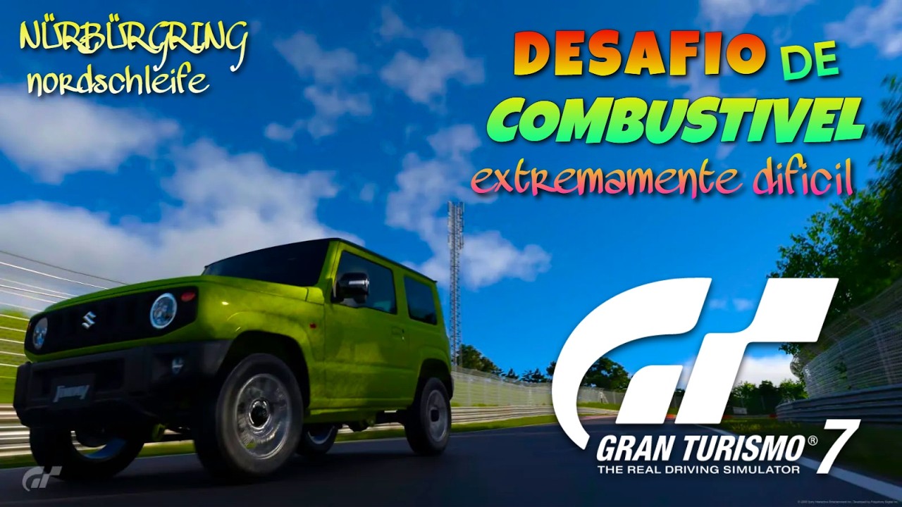 GRAN TURISMO 7 - Desafio de COMBUSTÍVEL em NURBURGRING