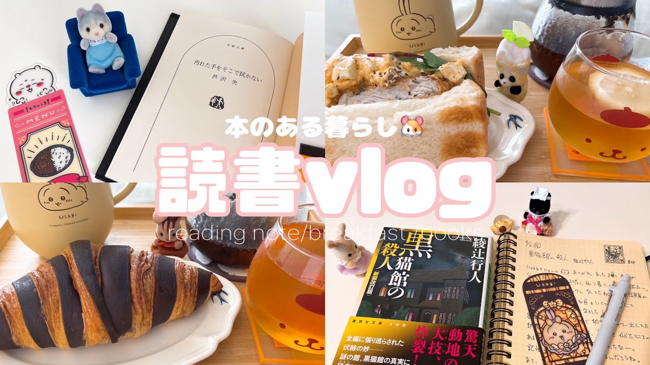 【読書vlog】やりたいことを全部やる暮らし🐹　シルバニア🐰|読書📚|読書ノート📝