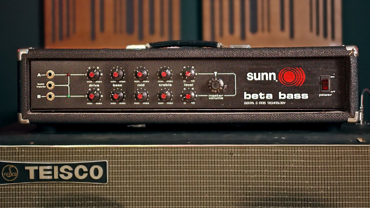 The loudest amp in the studio || Sunn Beta Bass