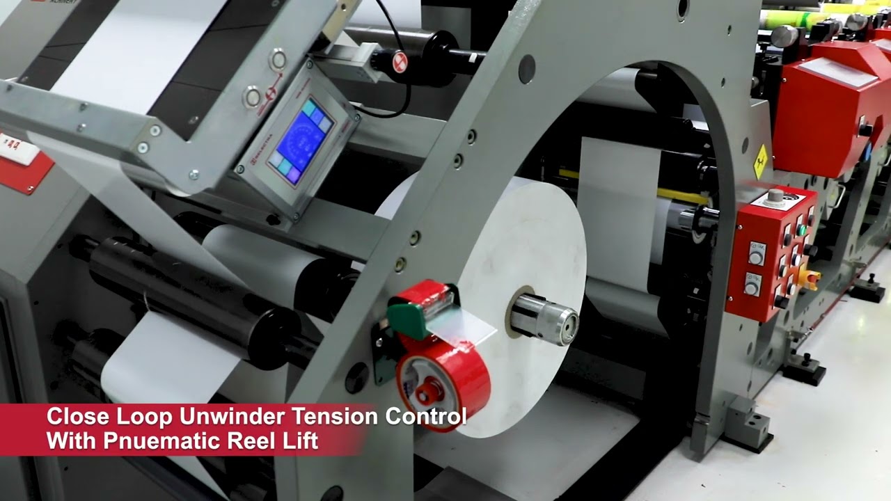 04 Close loop Unwinder tension control with Pneumatic reel lift