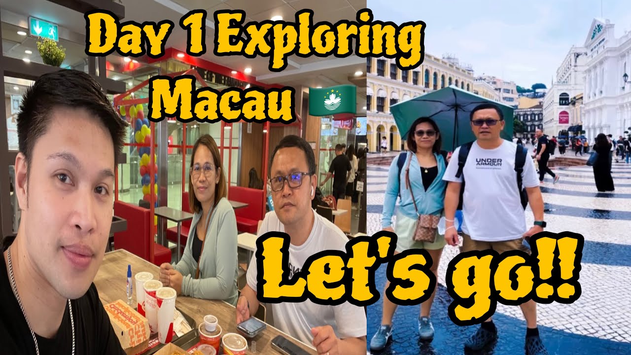 D1 Macau Adventure / M&G Hebe and Dondon #travel #adventure #discovermacau #pinoy #fyp #tourist #fy