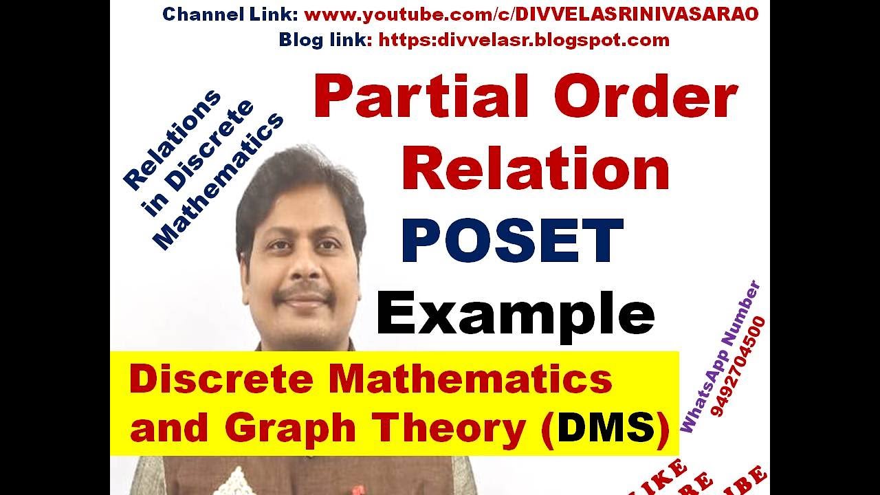 Partial Order Relation || Partial Ordering Relation || Partially Ordered Set || POSET || DMS | MFCS