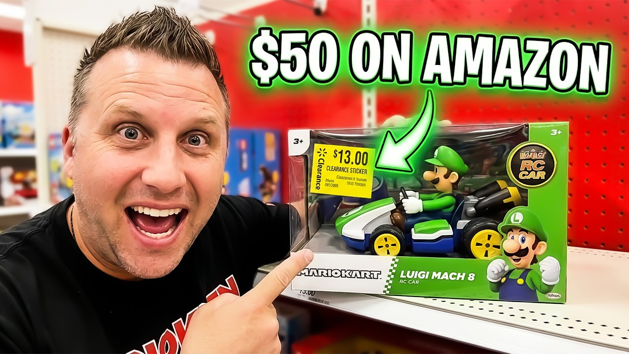 Распродажа Target №1 - Mario Kart Luigi: прибыль 13 долларов! (Розничный арбитраж 2026)