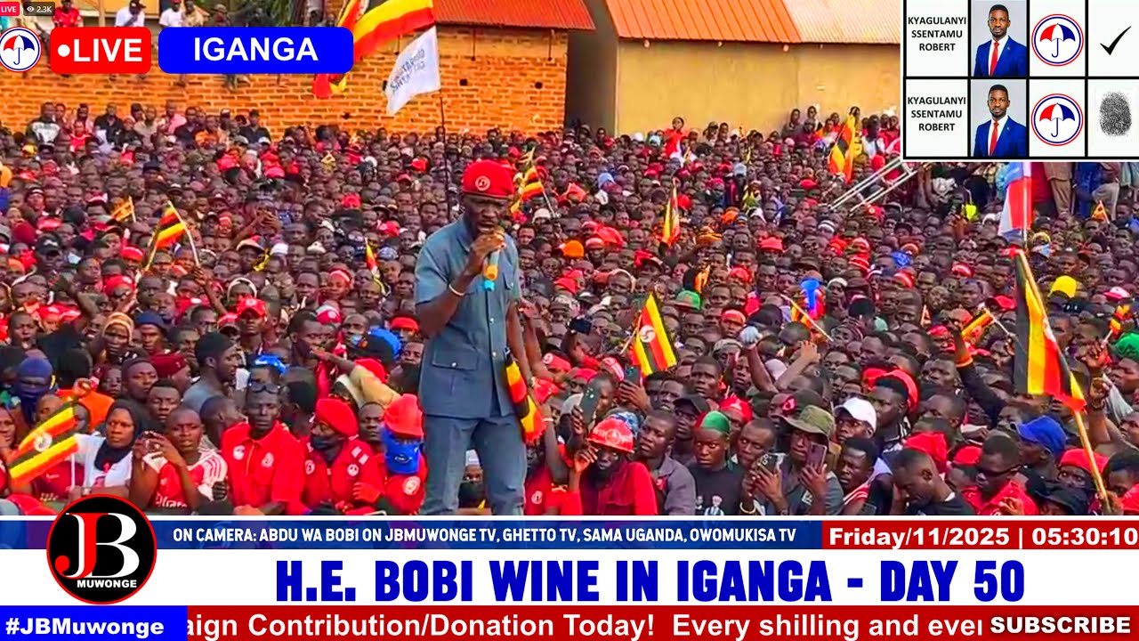 Bobi Wine’s Fearless Message in Iganga Leaves Museveni’s Camp in Panic
