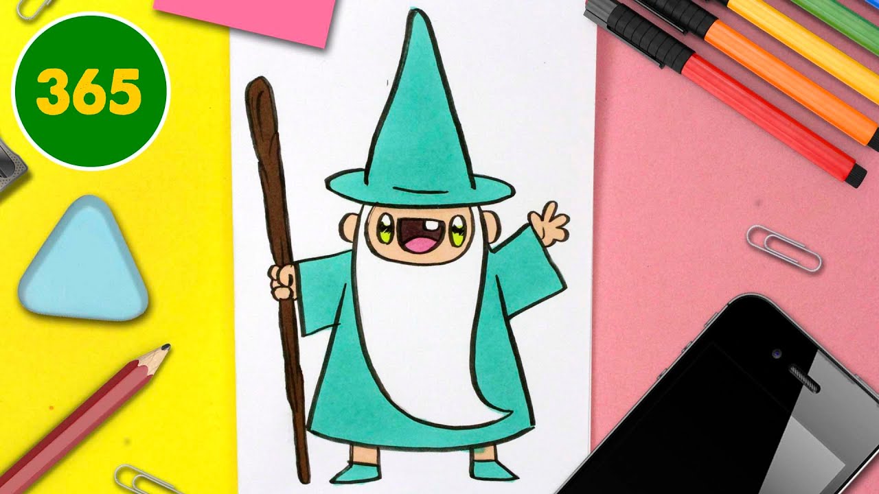HOW TO DRAW A CUTE MAGICIAN KAWAII
