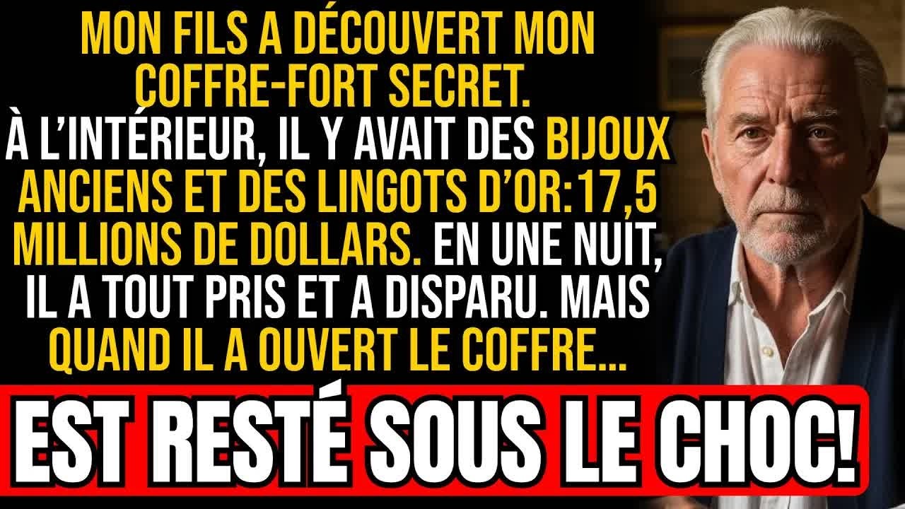 Mon fils a volé 17,5 M$ en bijoux et lingots d’or — mais ce qu’il a trouvé fut sa perte…