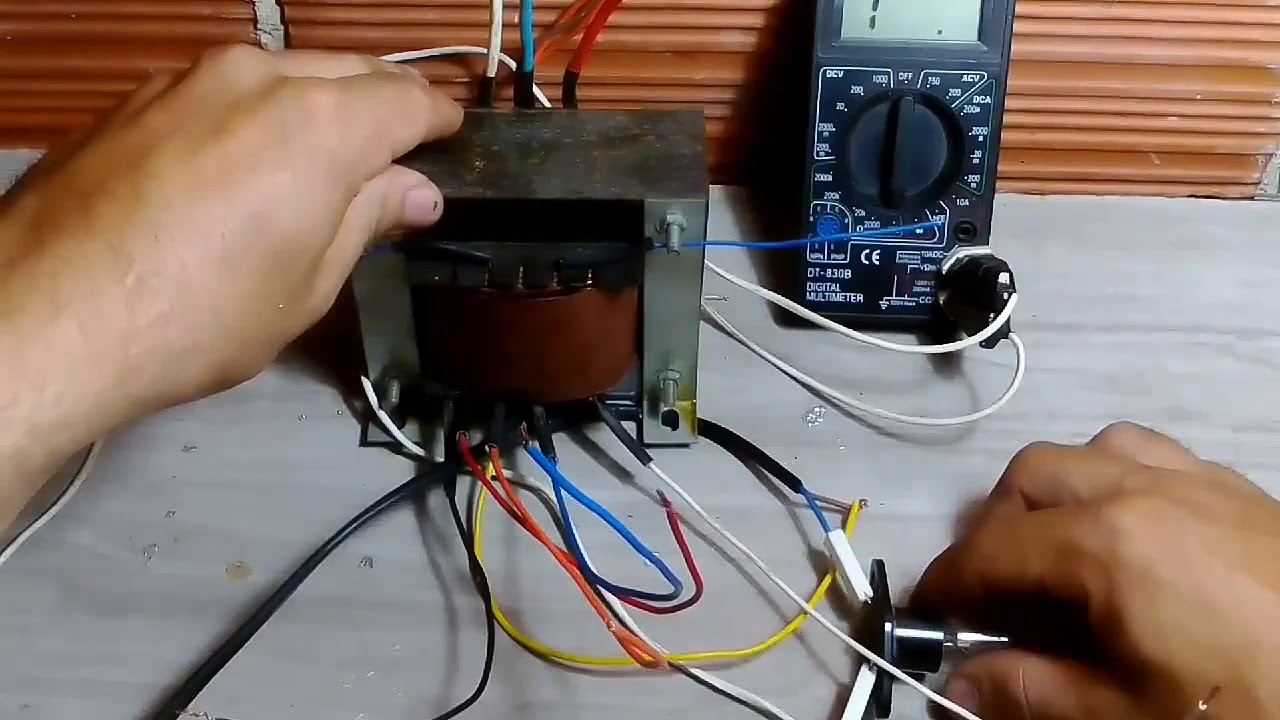 Trafo (fonte) de Nobreak, Descobrindo a entrada de 220v e saída de 12v