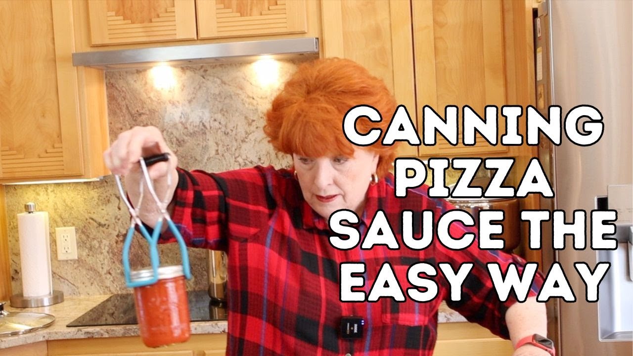 Canning Pizza Sauce the Easy Way